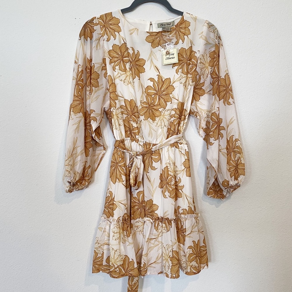 Floral Tiered Mini Dress